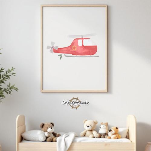 Buegelbild Rettungshubschrauber